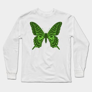 Copy of Butterfly, green Long Sleeve T-Shirt